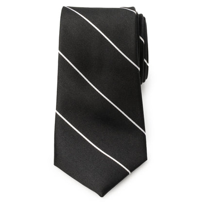 Classic Black Striped Silk Men's Tie - My Men's Shop