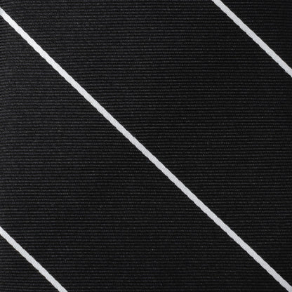 Classic Black Striped Silk Men's Tie - My Men's Shop