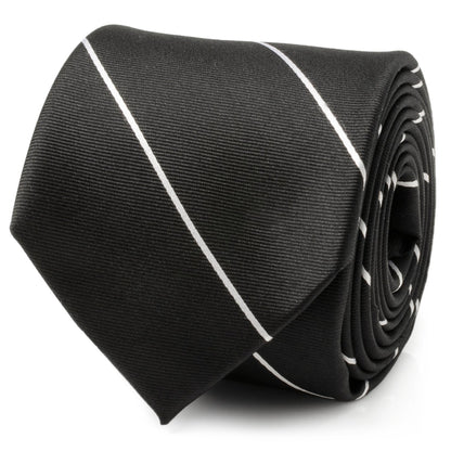 Classic Black Striped Silk Men's Tie - My Men's Shop