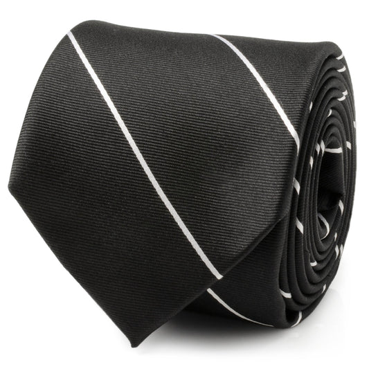 Classic Black Striped Silk Men's Tie - My Men's Shop