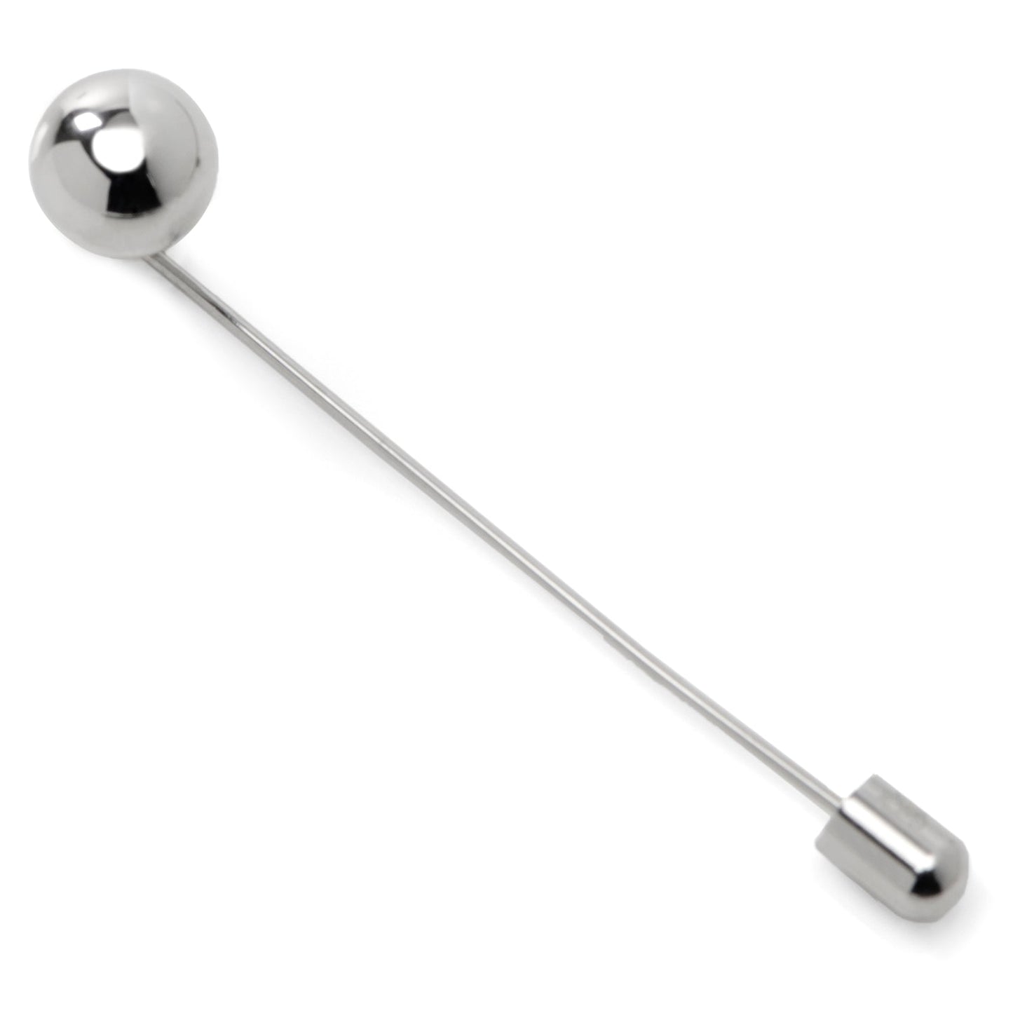 Alfiler de palo con bola circular de acero inoxidable