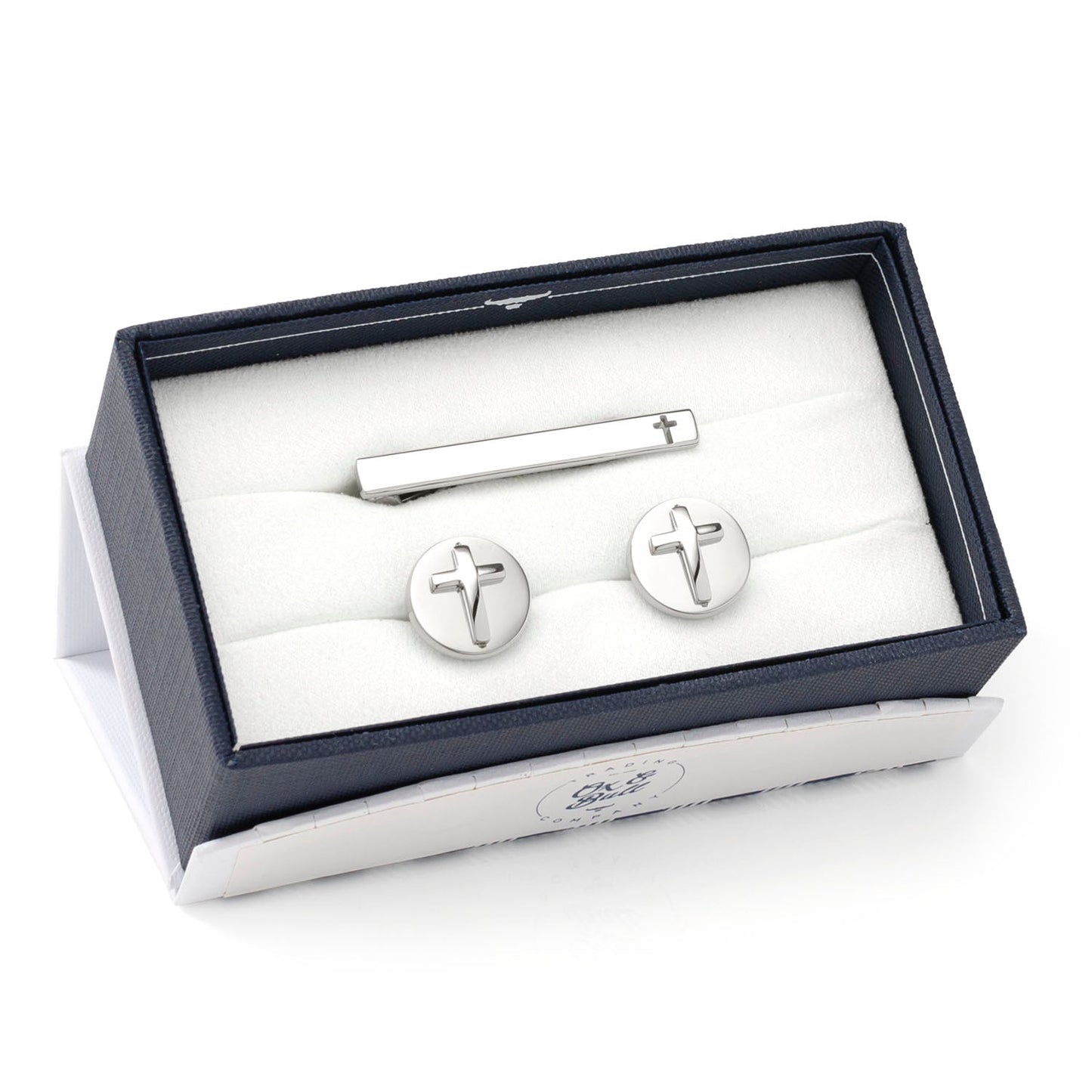 Cross Stainless Steel Cufflinks and Tie Clip Gift Set - My Men's Shop