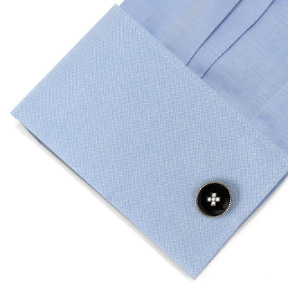 Crystal Button Rope Cufflinks - My Men's Shop