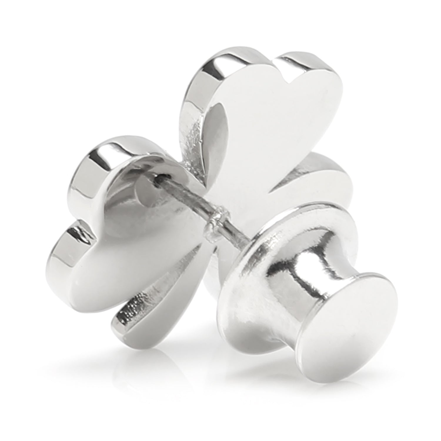 Clover Stainless Steel Lapel Pin - My Men's Shop