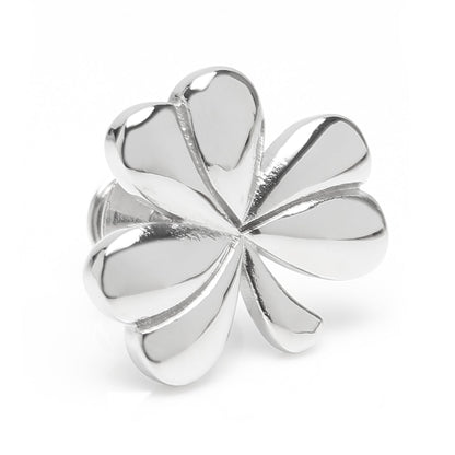 Clover Stainless Steel Lapel Pin - My Men's Shop