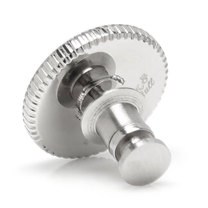 Pin de solapa grabable con borde de moneda de acero inoxidable