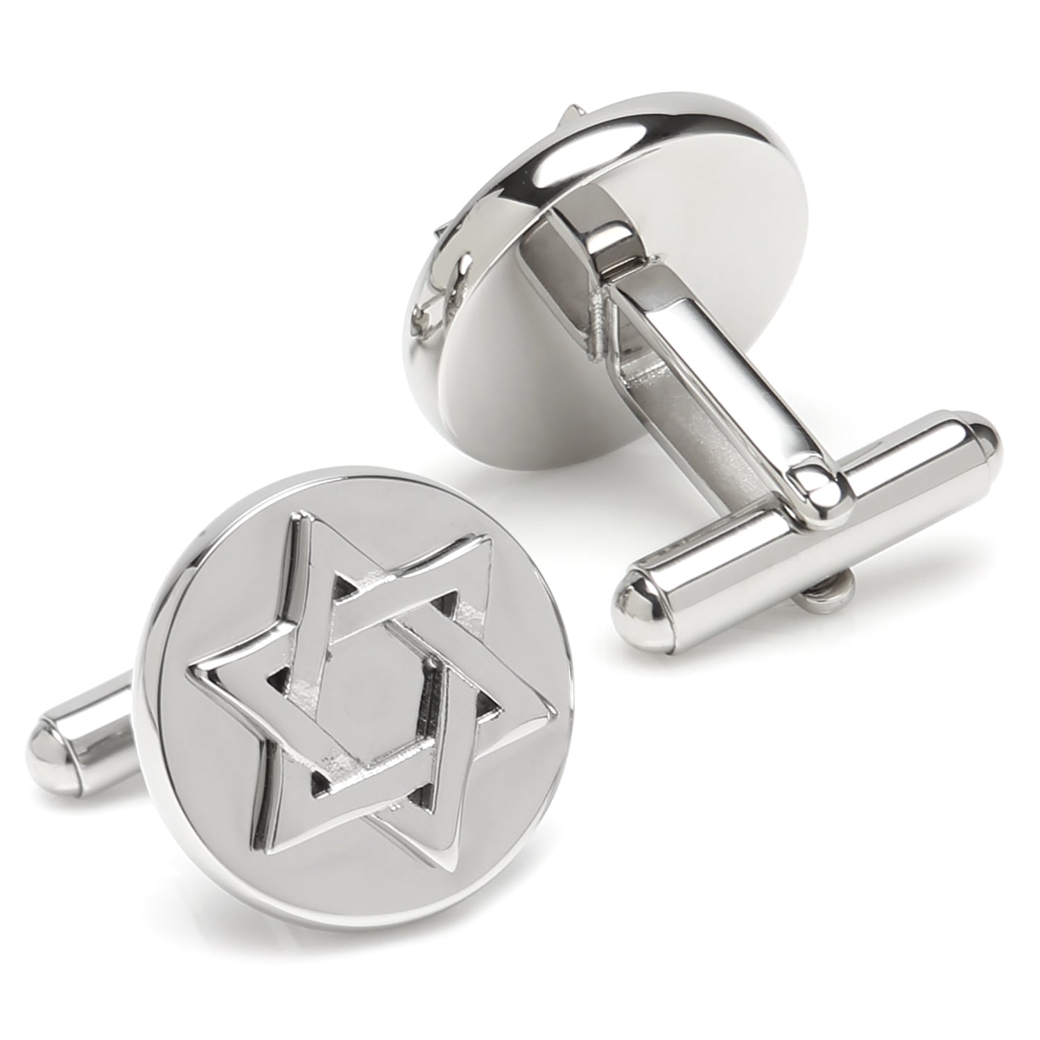 Star of David Stainless Steel Cufflinks - My Men's Shop