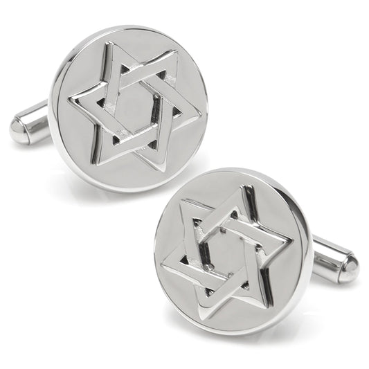 Star of David Stainless Steel Cufflinks - My Men's Shop