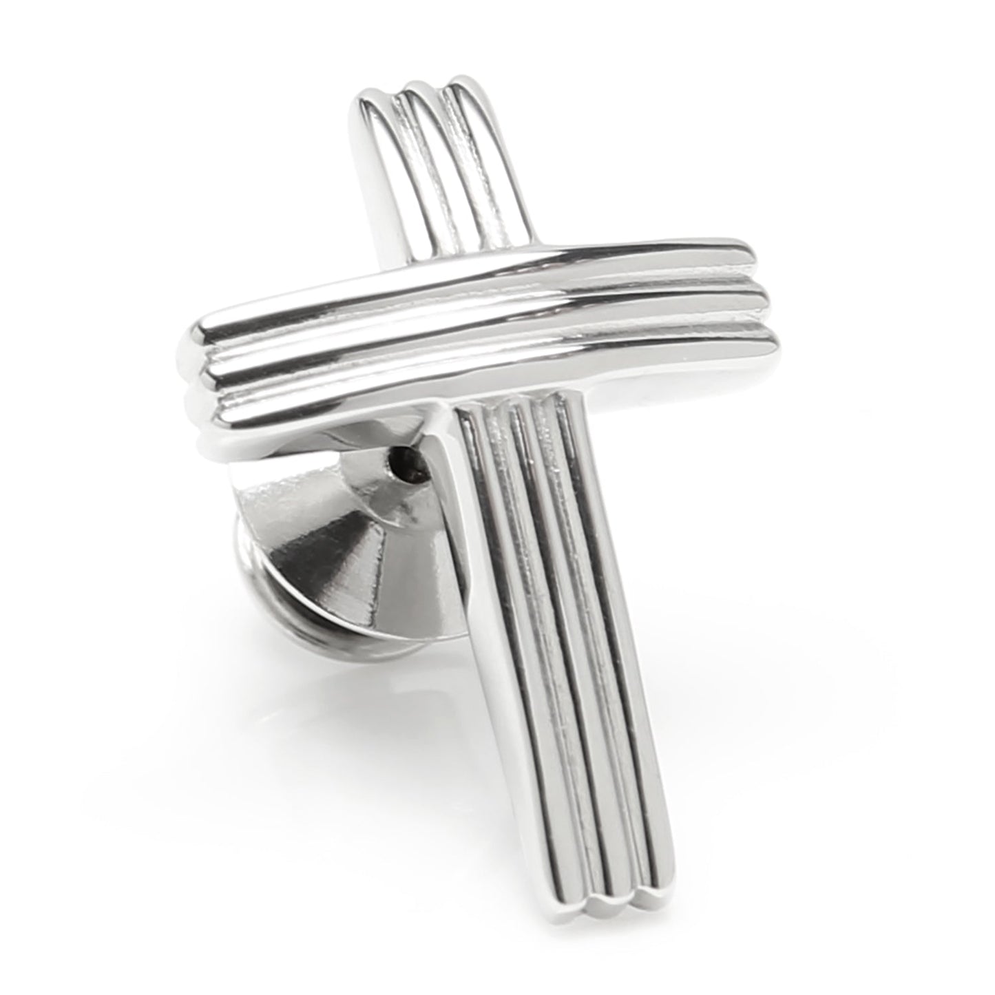 Cross Stainless Steel Lapel Pin - My Men's Shop