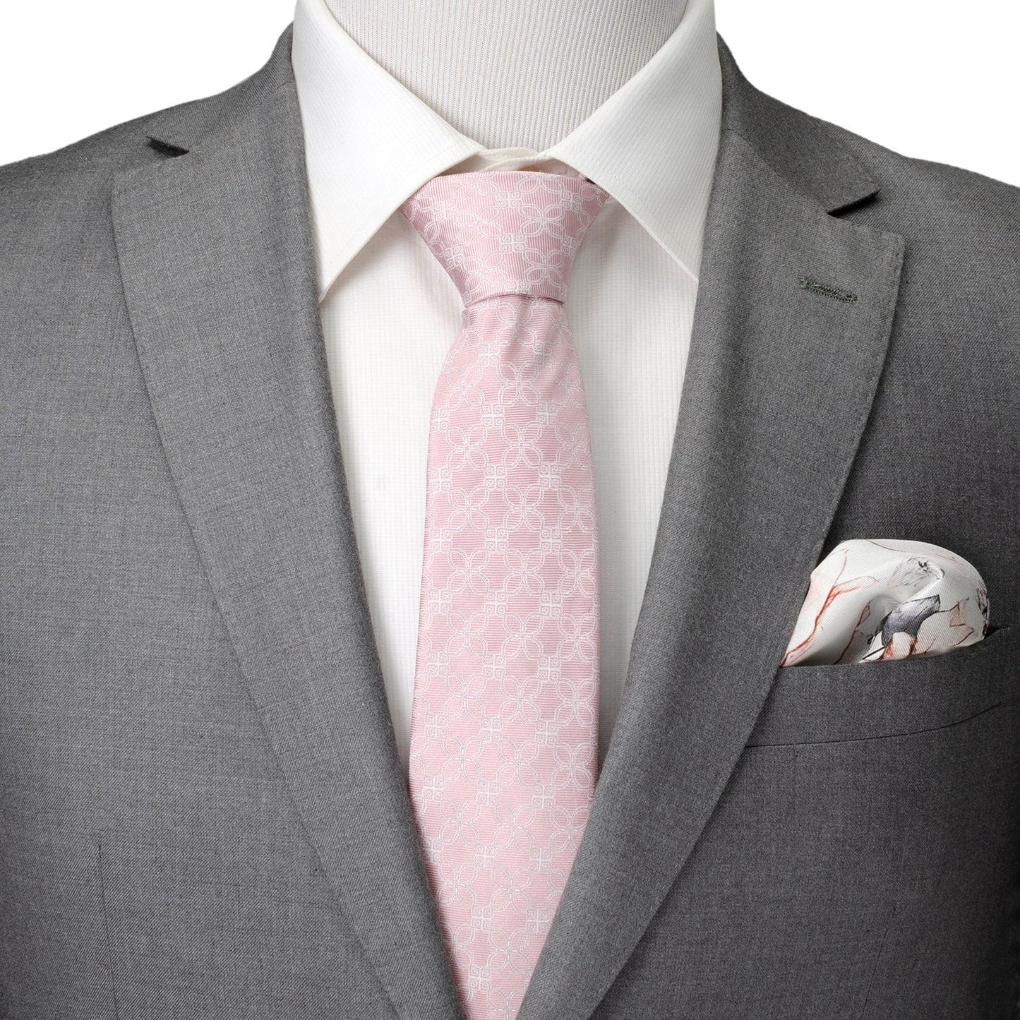 Corbata Art Decó Rosa para Hombre