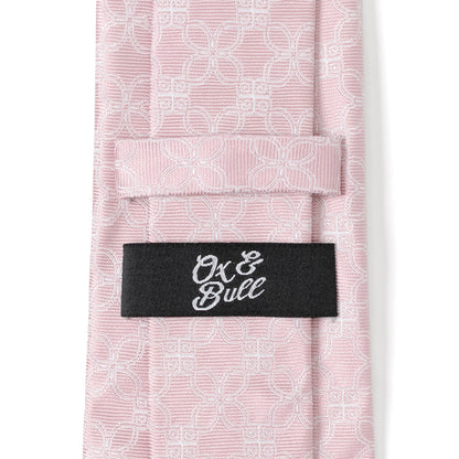 Corbata Art Decó Rosa para Hombre