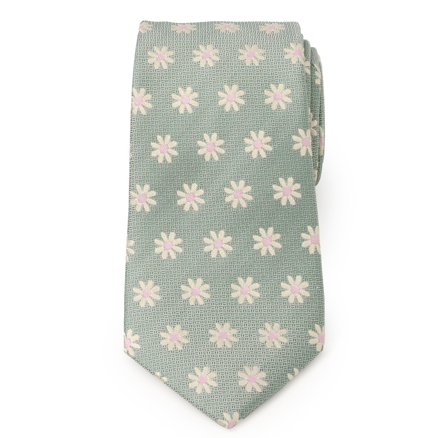 Daisy Soft Green Men's Tie - My Men's Shop