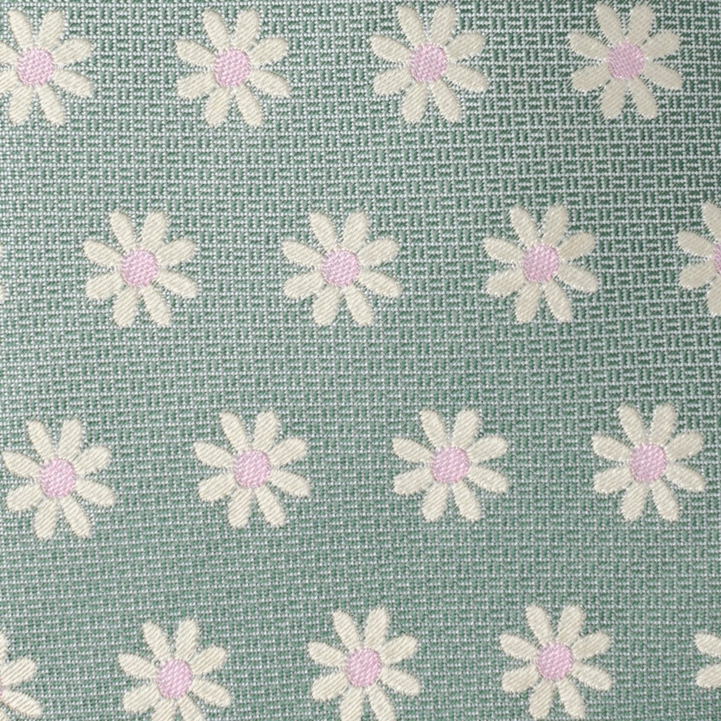 Corbata de hombre Daisy Soft Green