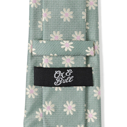 Daisy Soft Green Men's Tie - My Men's Shop