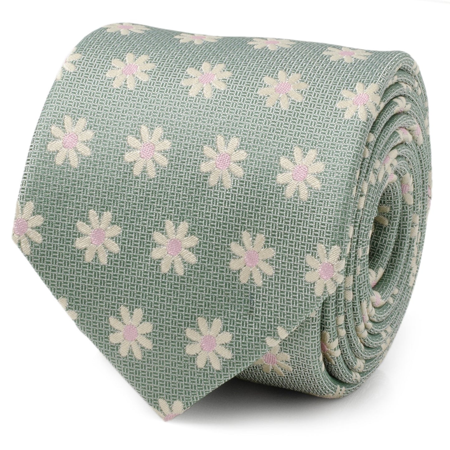 Daisy Soft Green Men's Tie - My Men's Shop