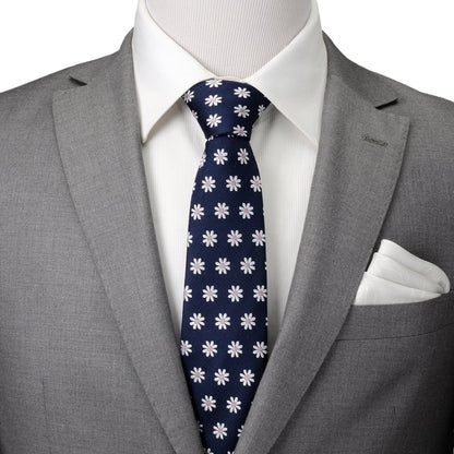 Daisy Navy Blue Men's Tie - My Men's Shop