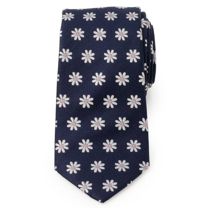Daisy Navy Blue Men's Tie - My Men's Shop
