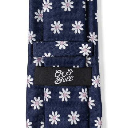 Daisy Navy Blue Men's Tie - My Men's Shop