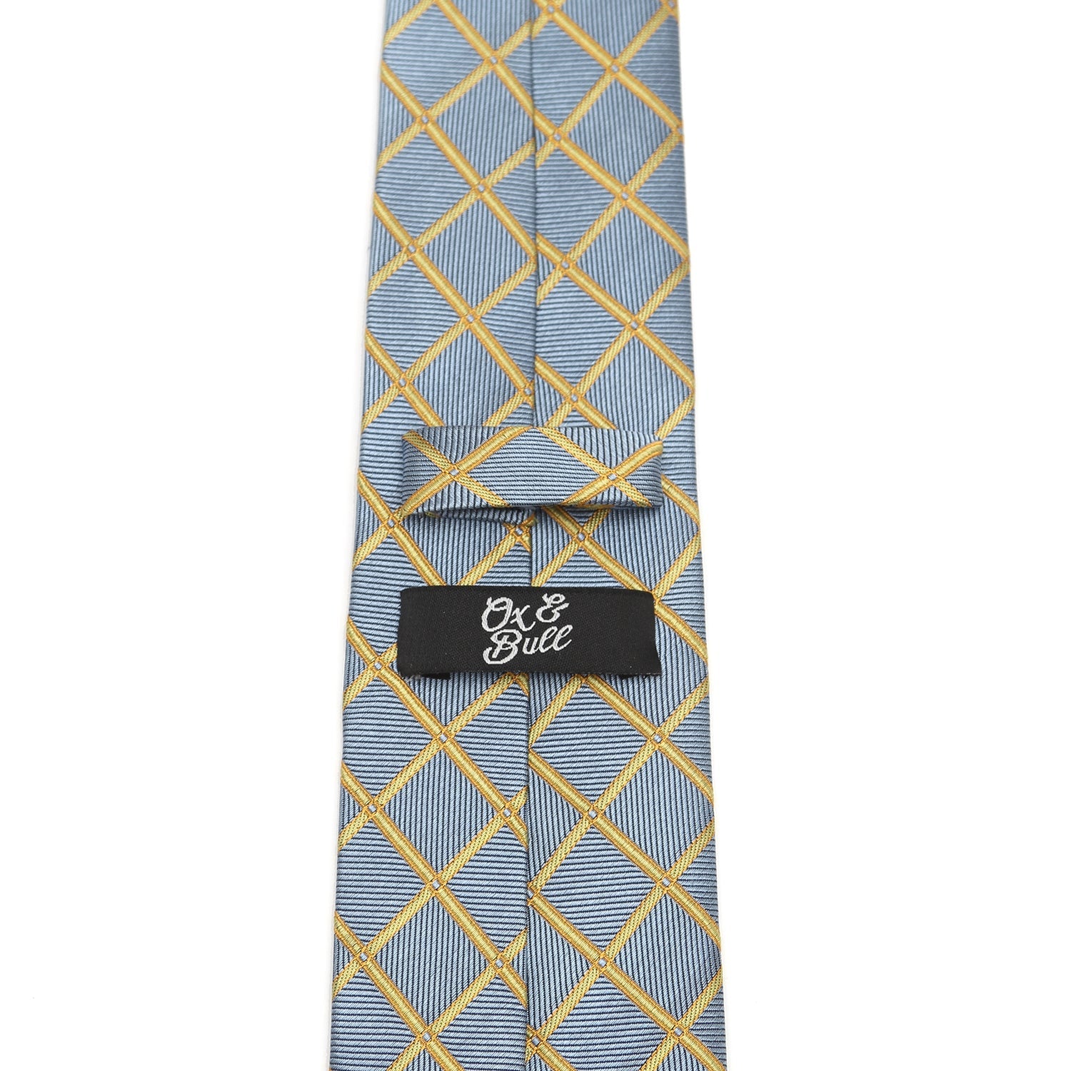 The Edward Tie (Gold Check Men's Tie) - My Men's Shop