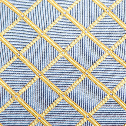 The Edward Tie (Gold Check Men's Tie) - My Men's Shop