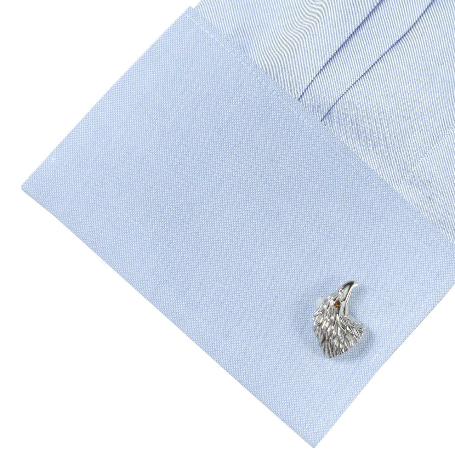 Stainless Steel Eagle Head Cufflinks - My Men's Shop