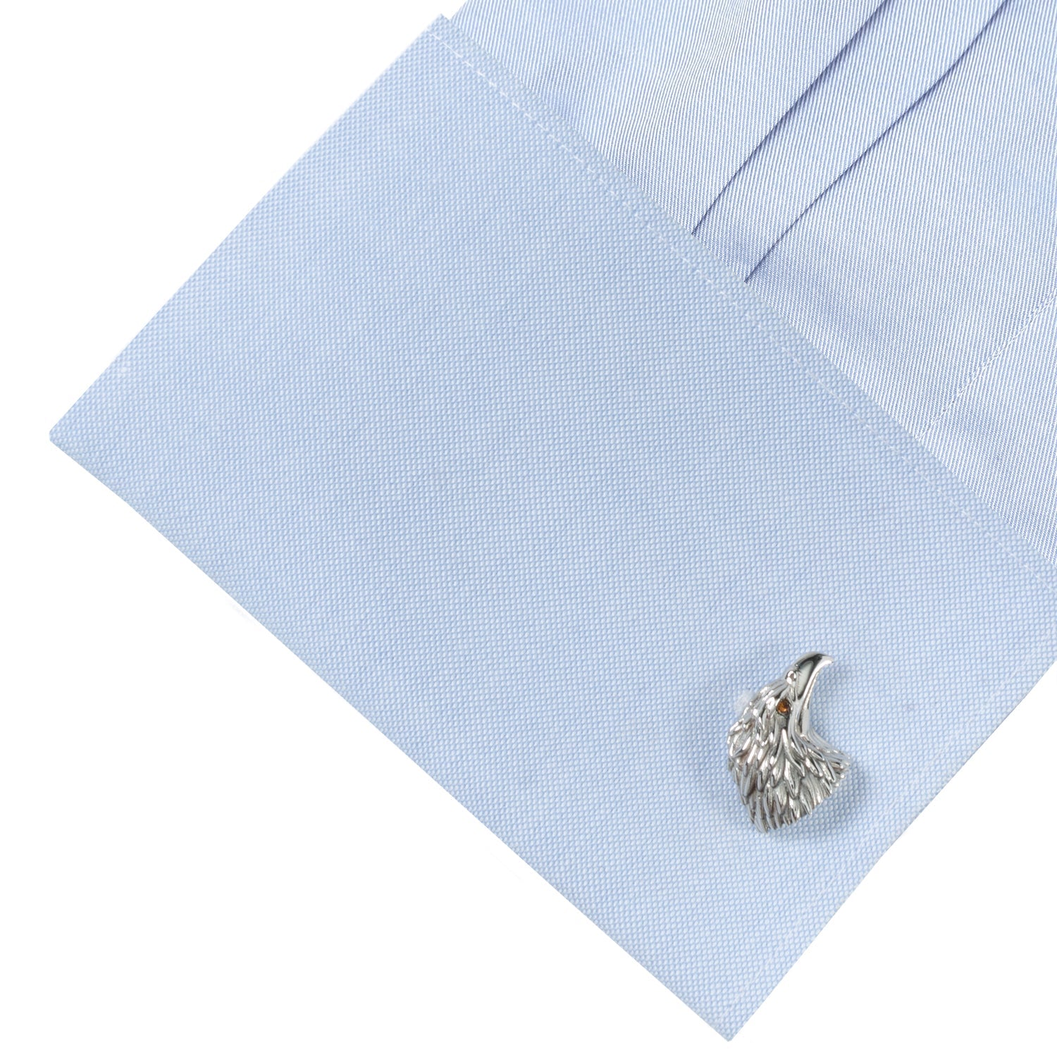 Stainless Steel Eagle Head Cufflinks - My Men's Shop