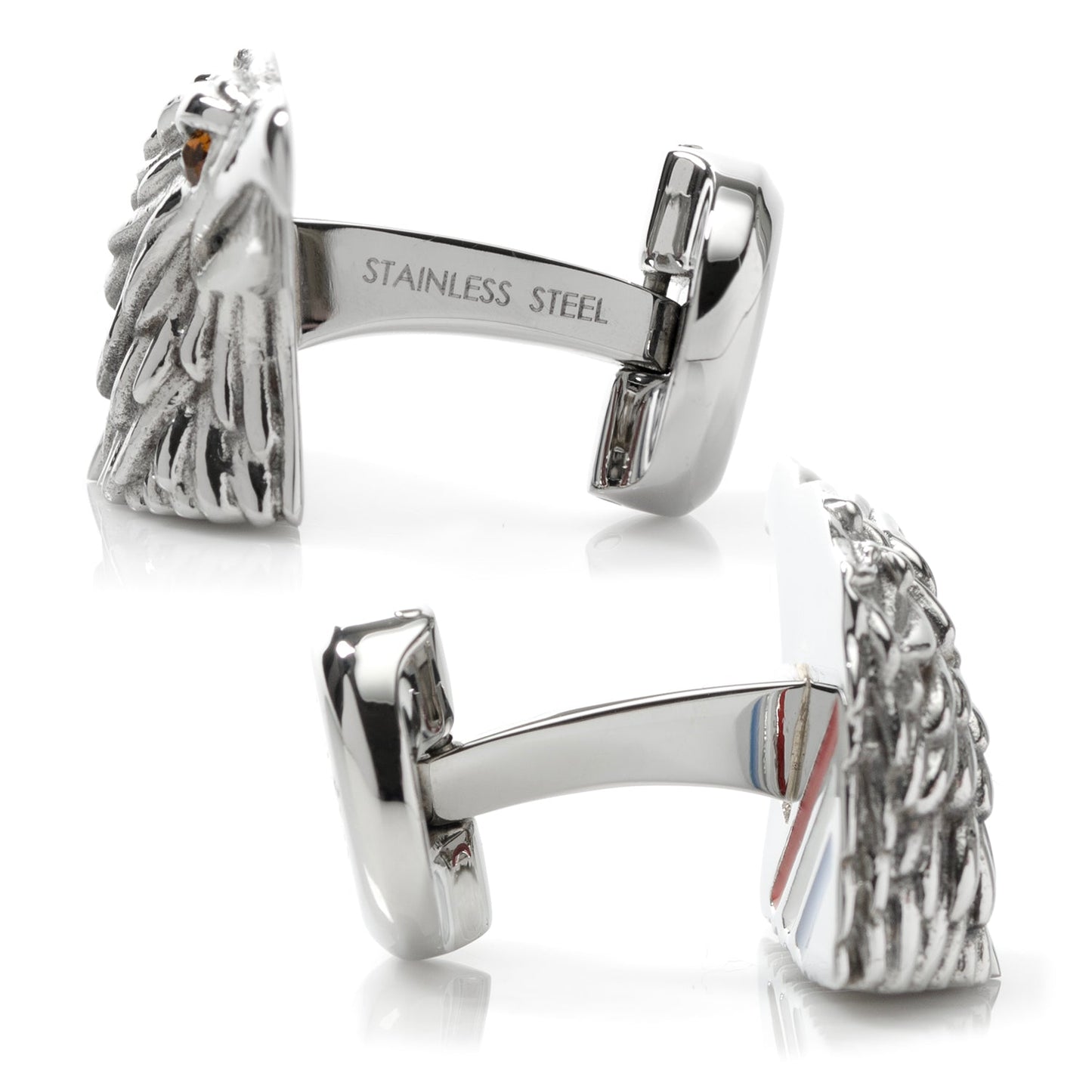 Stainless Steel Eagle Head Cufflinks - My Men's Shop