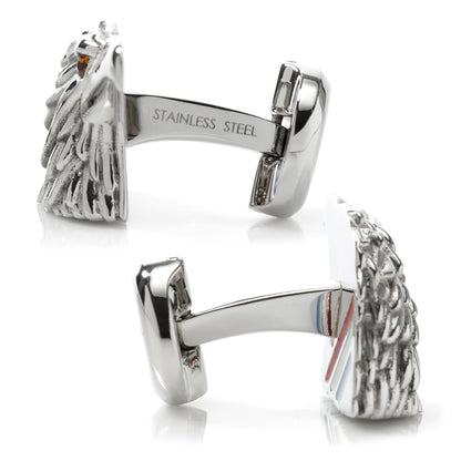 Stainless Steel Eagle Head Cufflinks - My Men's Shop