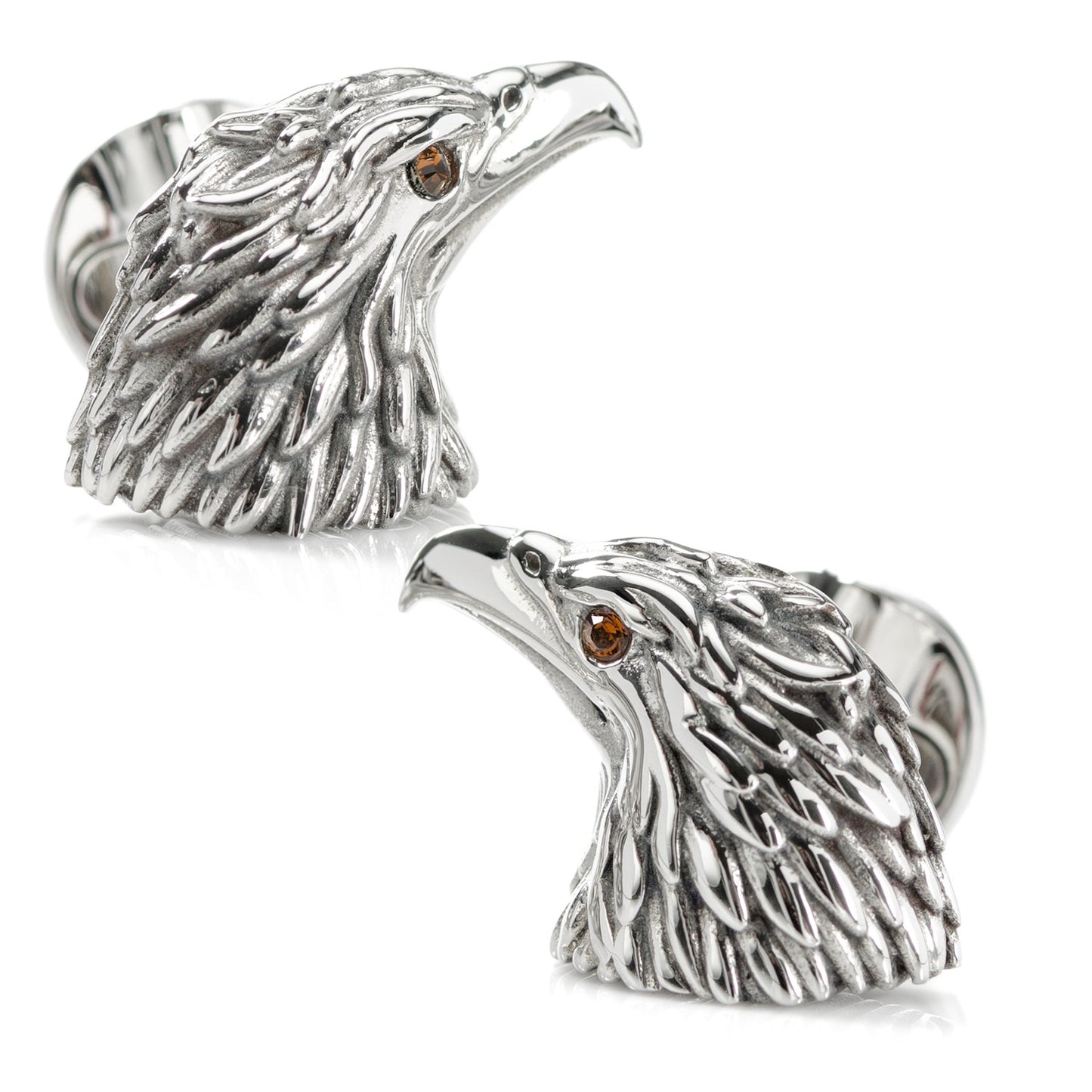 Stainless Steel Eagle Head Cufflinks - My Men's Shop