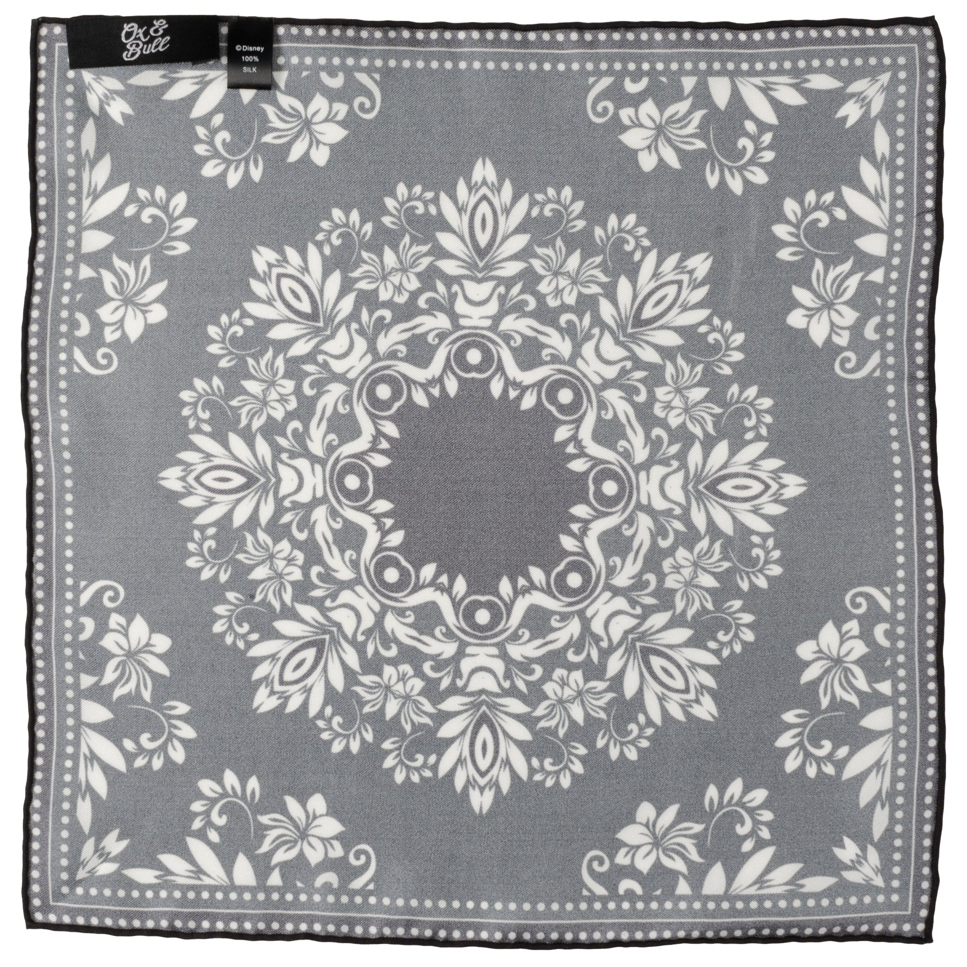 Black/White Men's Silk Pocket Square - My Men's Shop