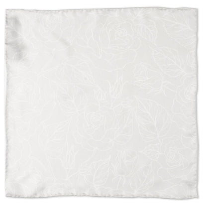 Black Floral Tie and Pocket Square Gift Set - My Men's Shop