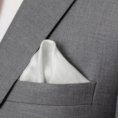 Black Floral Tie and Pocket Square Gift Set - My Men's Shop