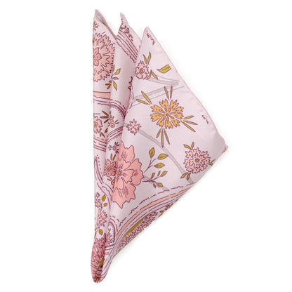 Pañuelo de Bolsillo Paisley Floral Rubor