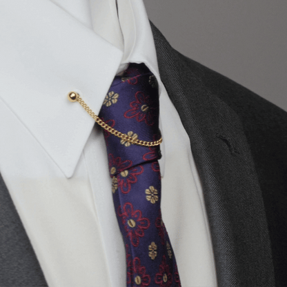 Stainless Steel Gold Chain Collar Bar - My Men's Shop