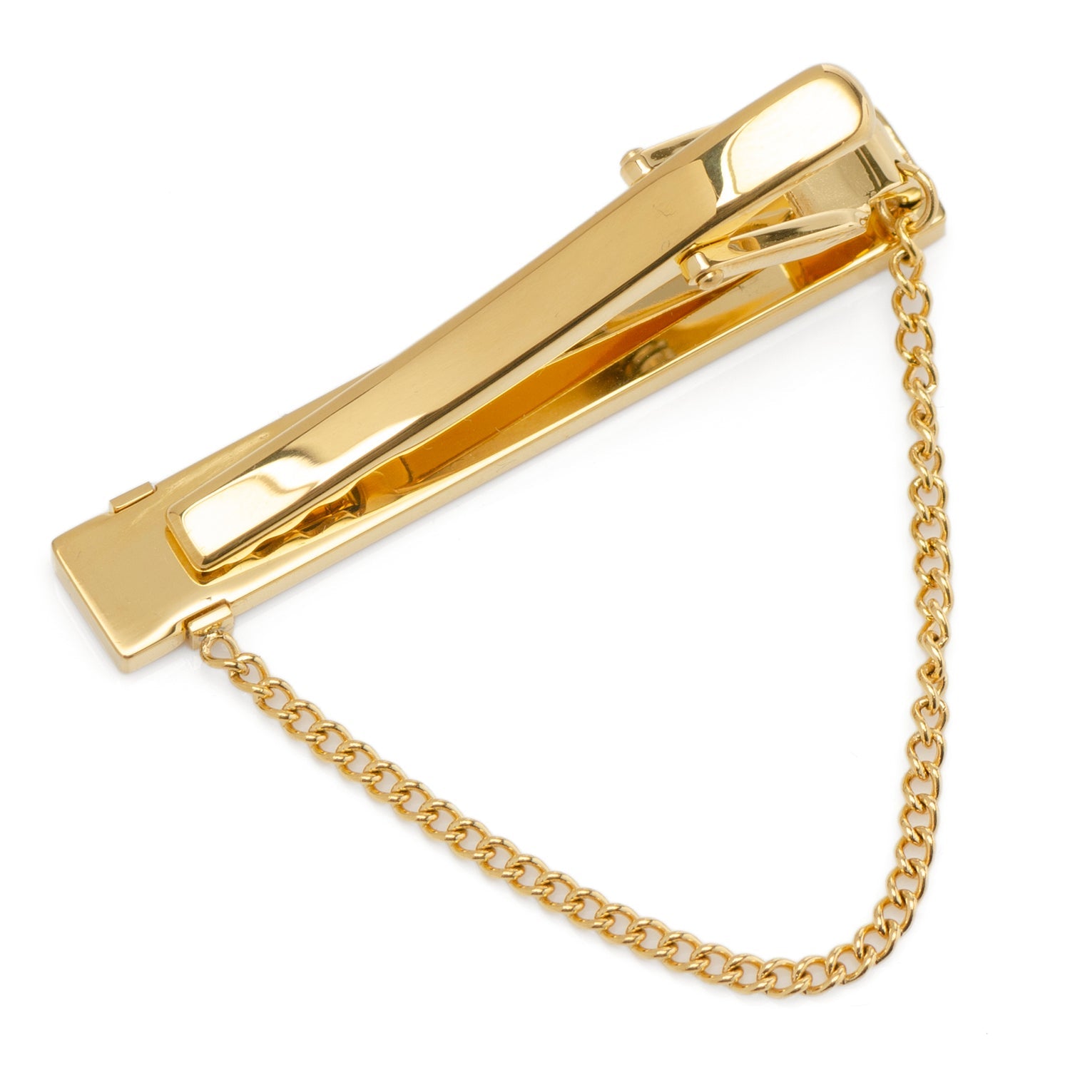 Stainless Steel Gold Chain Tie Clip - My Men's Shop