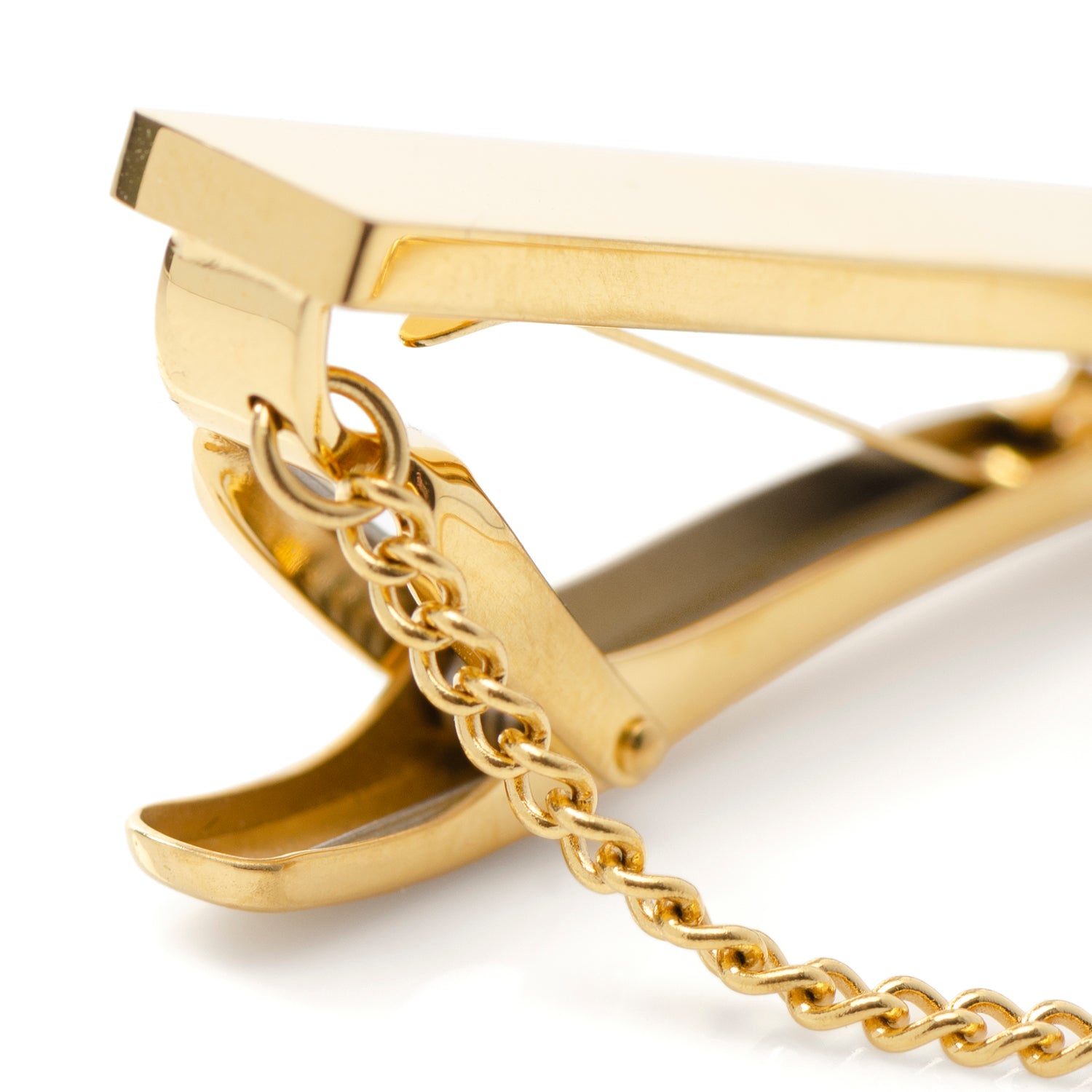 Stainless Steel Gold Chain Tie Clip - My Men's Shop