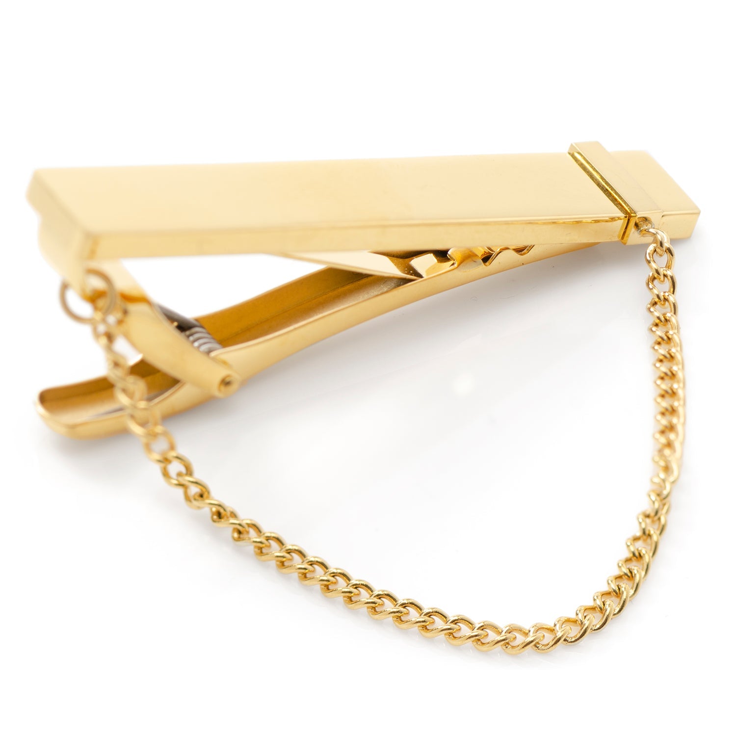 Stainless Steel Gold Chain Tie Clip - My Men's Shop
