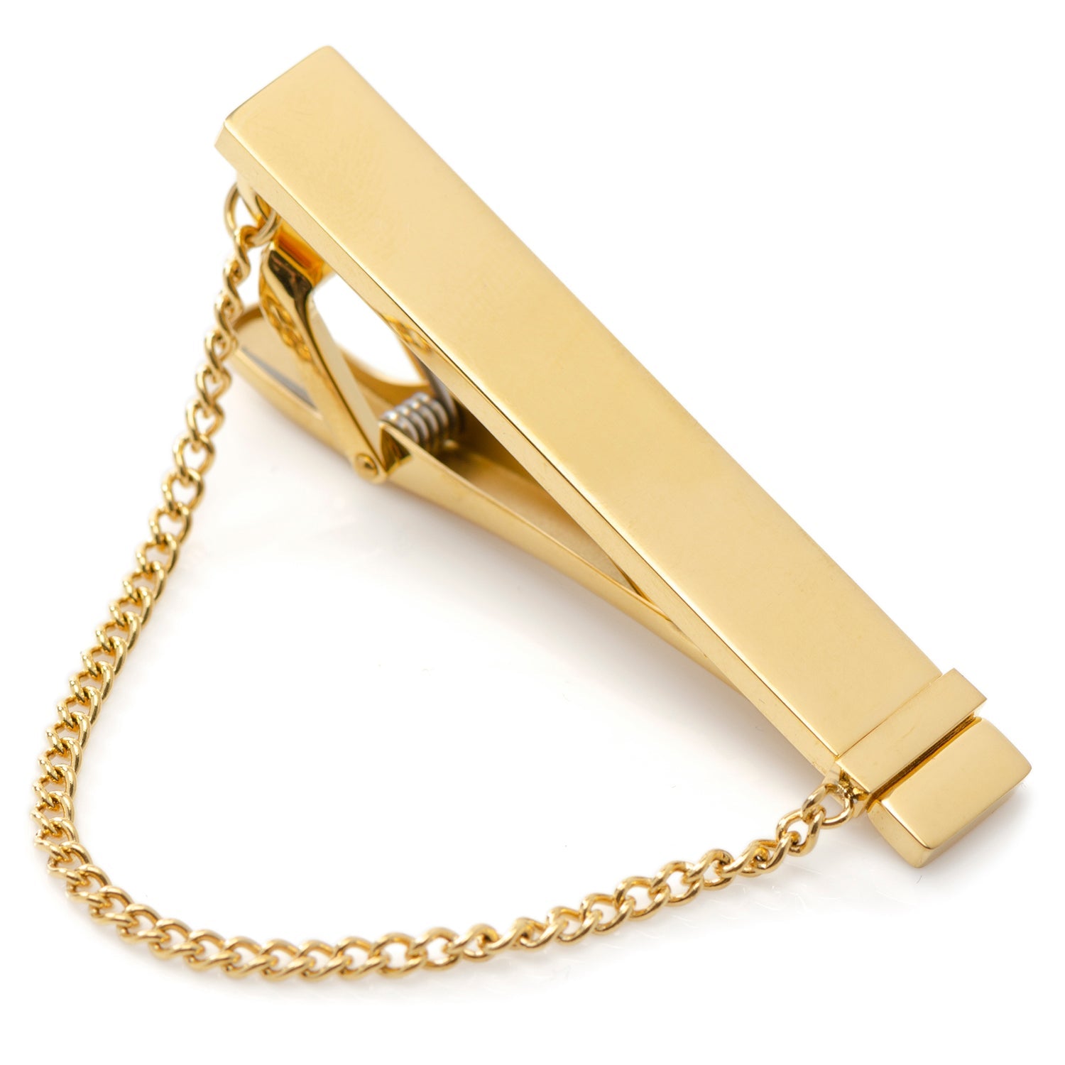 Stainless Steel Gold Chain Tie Clip - My Men's Shop