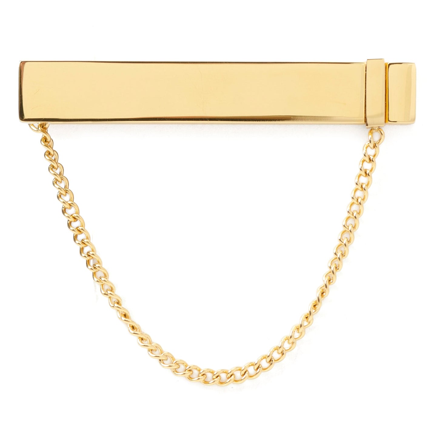 Stainless Steel Gold Chain Tie Clip - My Men's Shop