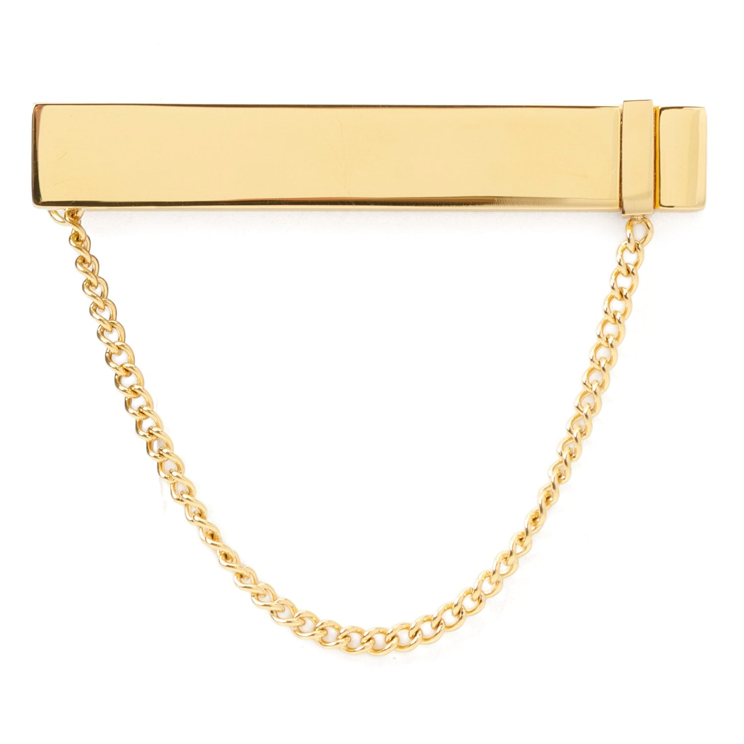 Stainless Steel Gold Chain Tie Clip - My Men's Shop