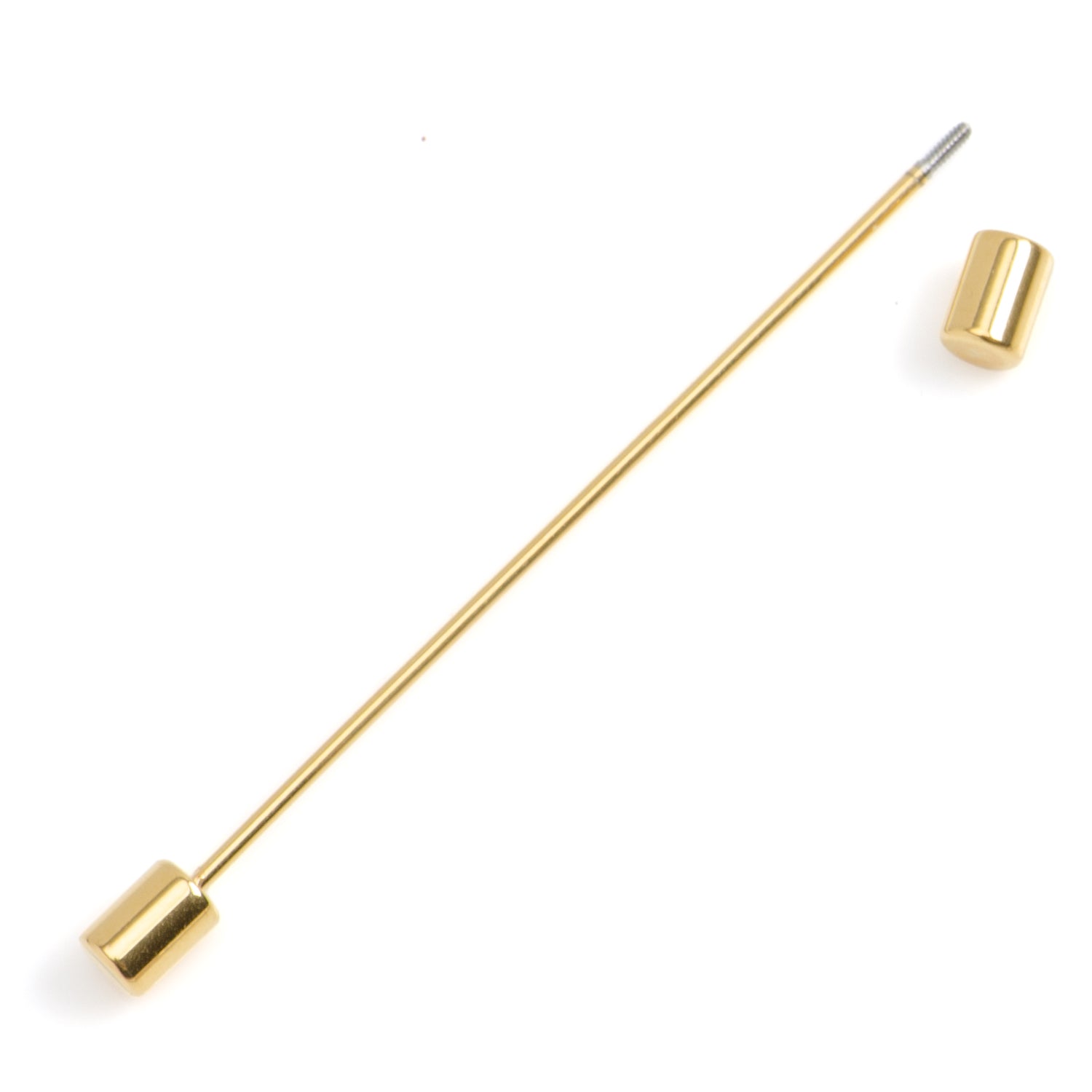 Stainless Steel Gold Bar Collar Bar - My Men's Shop