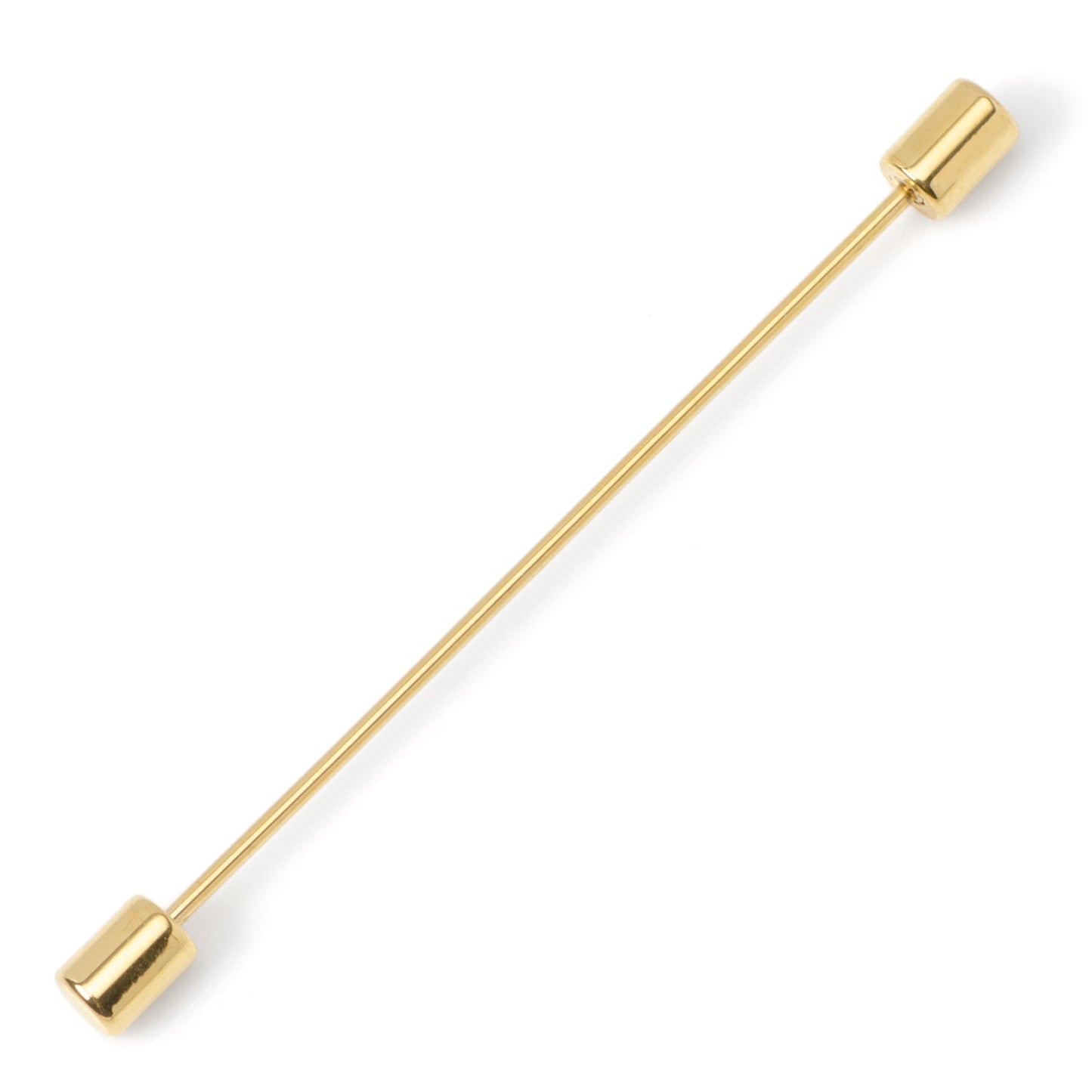 Stainless Steel Gold Bar Collar Bar - My Men's Shop