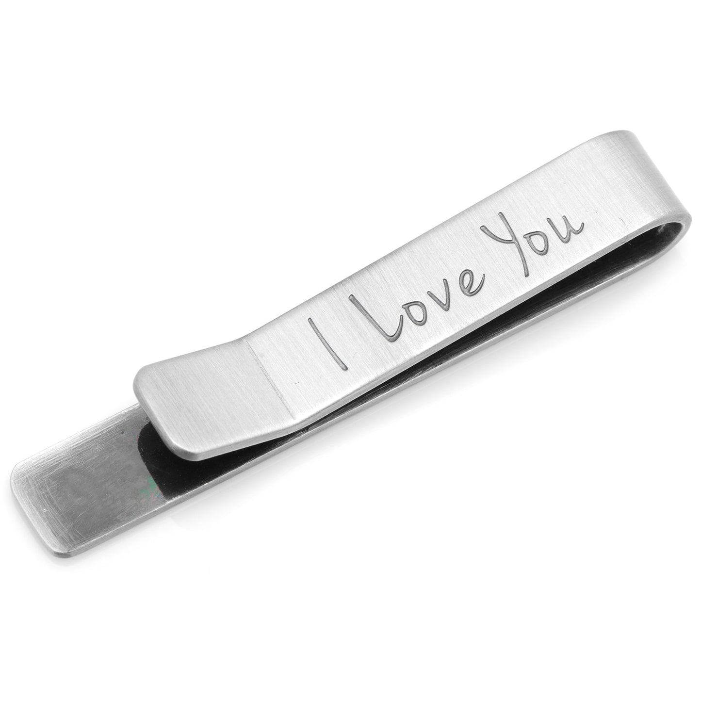 Barra para corbata con mensaje oculto "Te amo"
