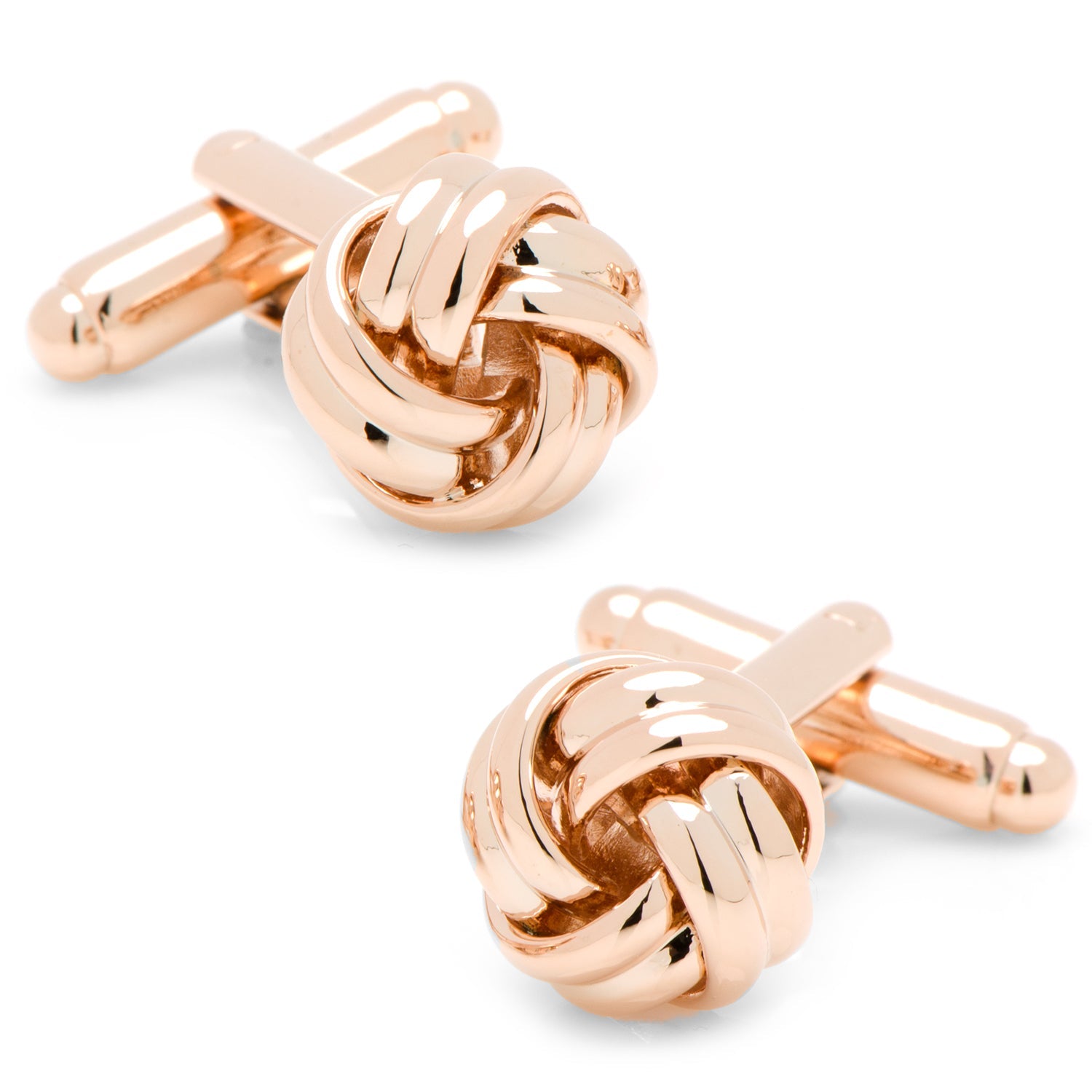 Rose Gold Knot Cufflinks - My Men's Shop