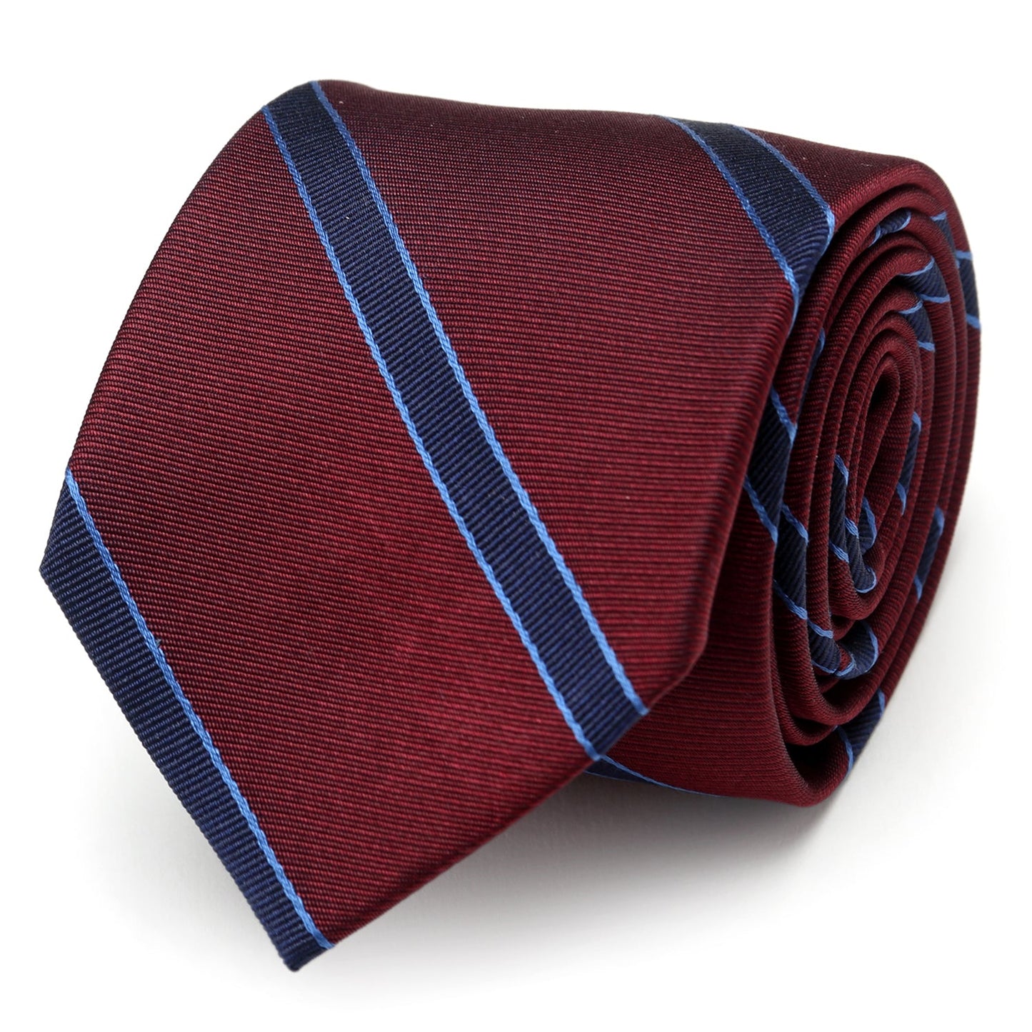 The Phillip Tie (Burgundy Stripe Men's Tie) - My Men's Shop