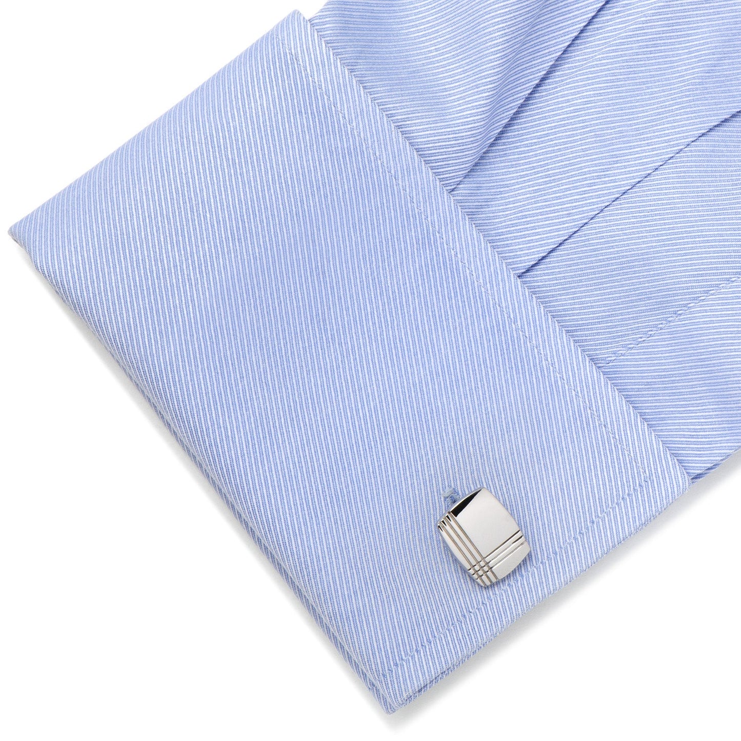 Stainless Steel Tartan Plaid Cufflinks - My Men's Shop