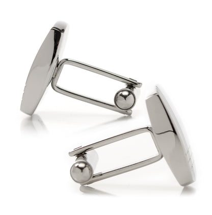 Stainless Steel Tartan Plaid Cufflinks - My Men's Shop