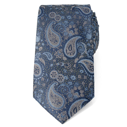 Blue & Gray Paisley Men's Tie - My Men's Shop