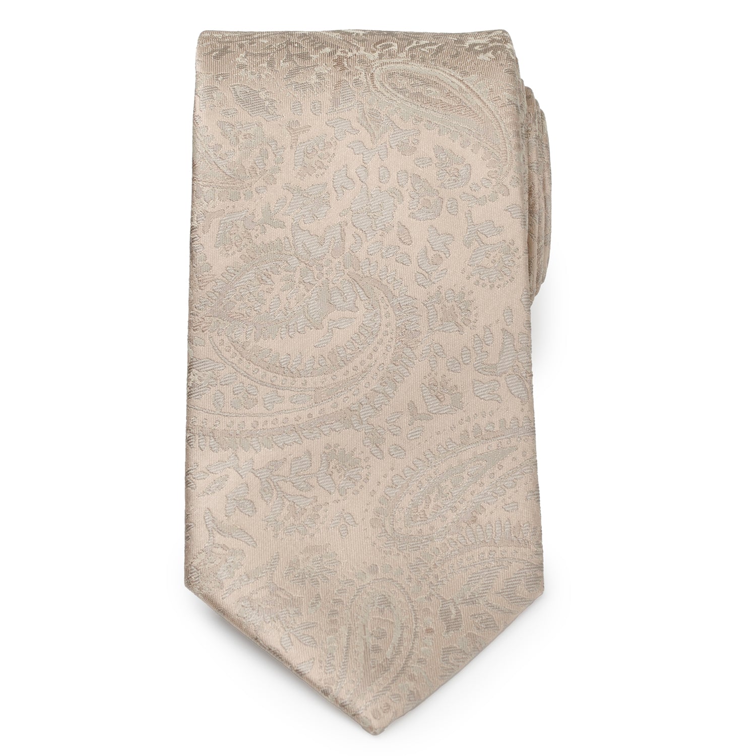 Champagne Paisley Men's Tie - My Men's Shop
