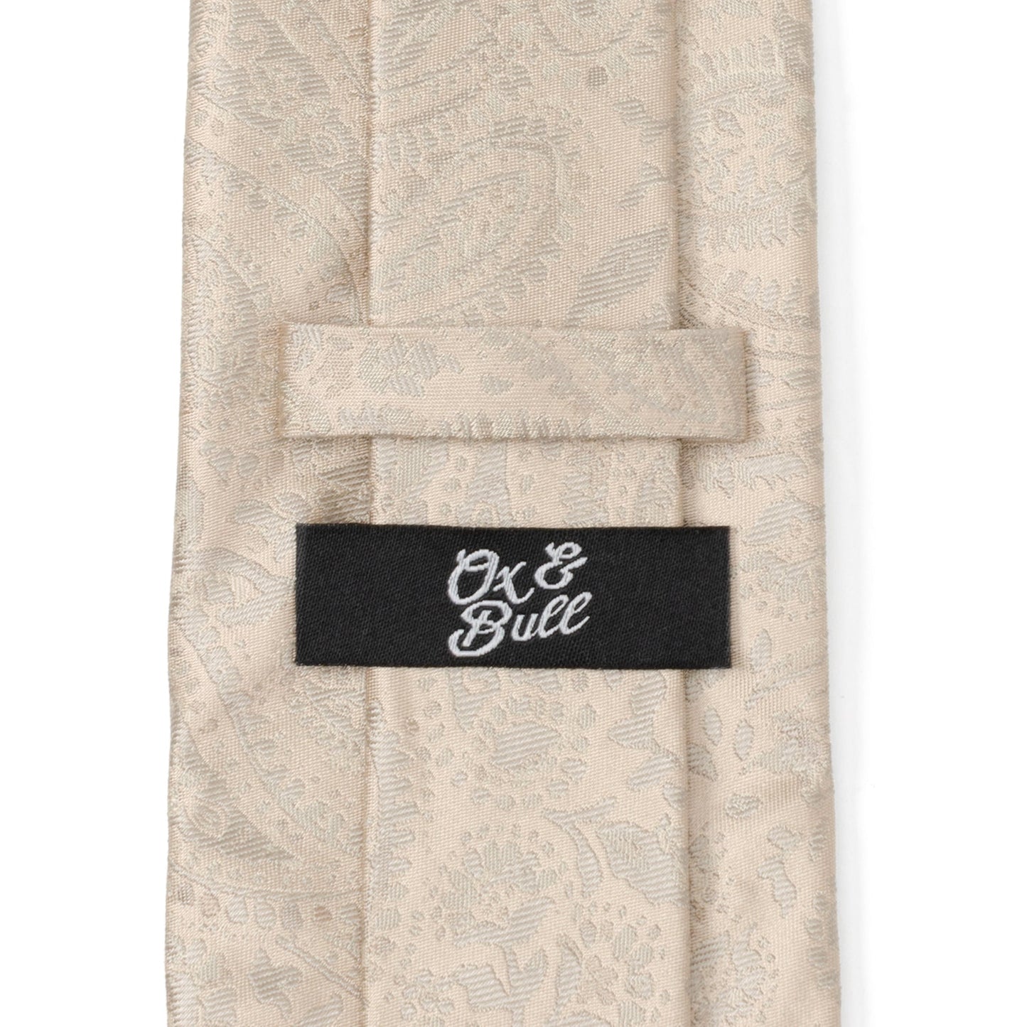 Champagne Paisley Men's Tie - My Men's Shop